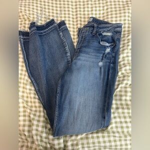 Trendy Distressed Denim Boyfriend Jeans